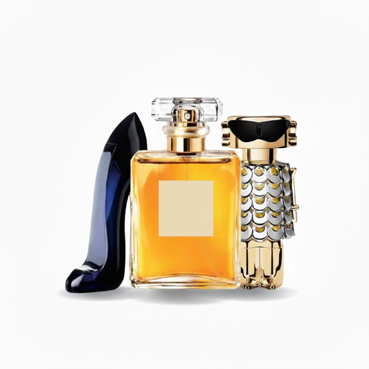 SET MIT 3 PARFÜMS: Blumiges Damenparfüm, Klassisches Eau de Parfum und Moderner Damenduft (Eau de Parfum)
