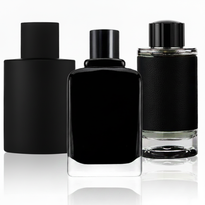SET MIT 3 PARFÜMS: Leder-Duft, Eleganter Herrenduft und Abenteuer-Eau de Parfum