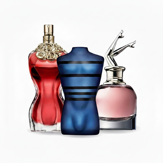 SET MIT 3 PARFÜMS: Blumig-Fruchtig, Intensiv-Maskulin und Provokant – 100 ml